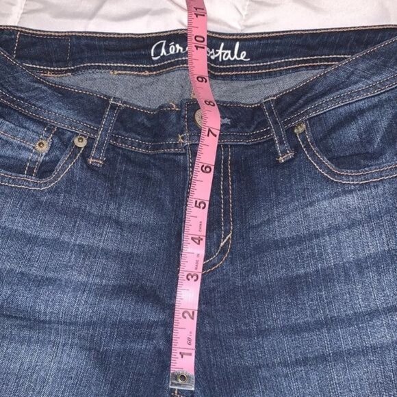Aeropostale Chelsea Bootcut Dark Wash Jeans 6 Short Cotton/Spandex Womens Casual - Picture 10 of 11